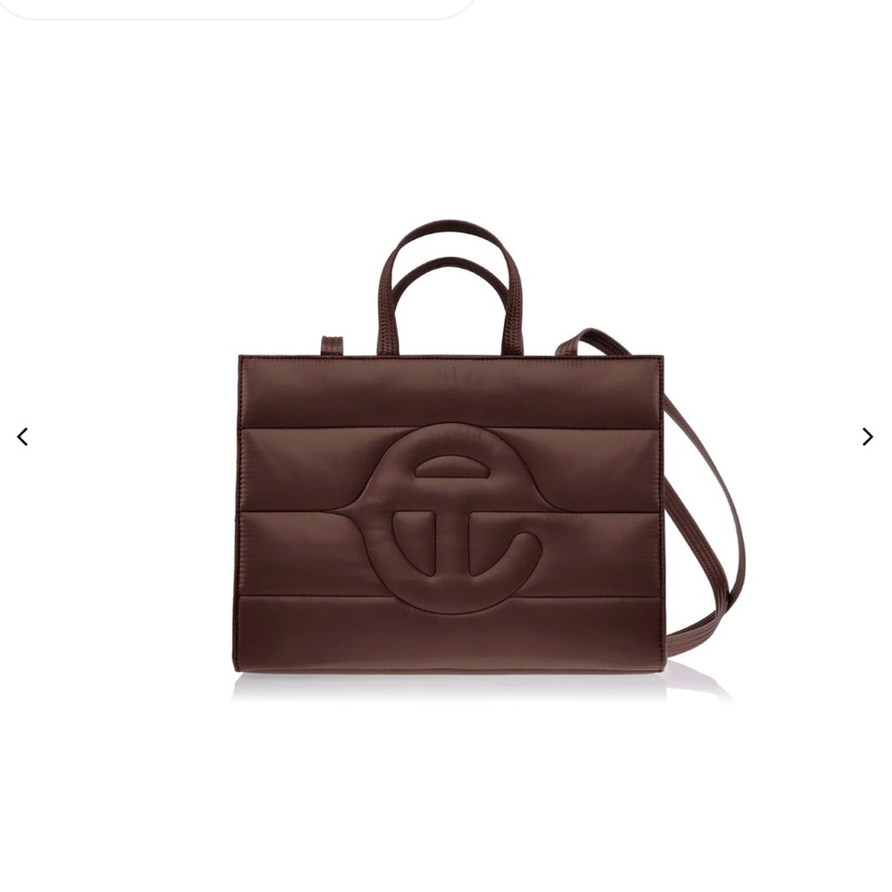 Telfar Chocolate Quilted Tote
